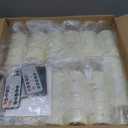 Set of 24 Waterproof Outdoor Flameless Candles, LED Candles with 4 Remote and Timer,(H 4" 5" 6" x D 2.2"),for Christmas,Halloween,Wedding,Festival, 24Pack-Ivory