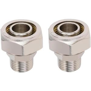 air line kit Maxline M8002 Straight Fitting for 1/2-Inch Tubing with 1/2-Inch Male NPT Thread(Pack of 2)