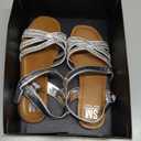 SM NEW YORK SANDALS, SILVER, JSIENNA SIZE 2