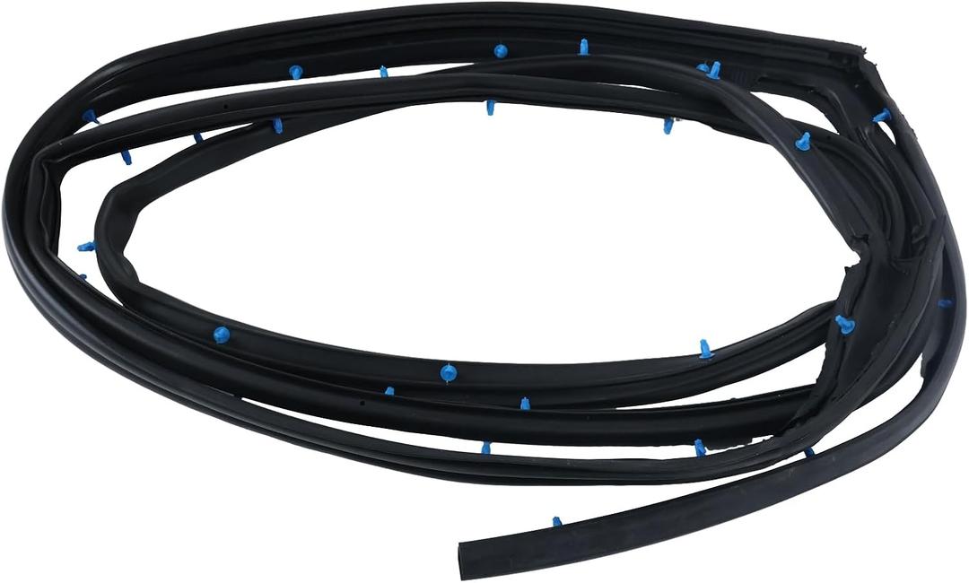 DVPARTS Right Passenger Side Rear Door Weather Strip Seal Rubber 72825SDAA01 72825-SDA-A01 Compatible with Honda Accord 2003-2007