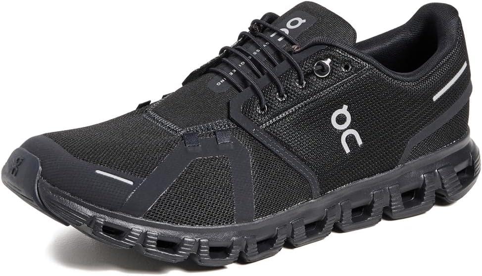 On Men's Cloud 6 Sneakers, Black/Black, 7.5 Medium US