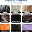 Portable Handheld Sewing Machine Heavy Duty Bag Closer for Burlap, Leather, Sand Bags 230# Needle, 2000 Stitches/Min
