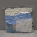 60pcs Dusty Blue Balloons 12inch with Sand White Pastel Blue and White Balloons for Wedding Gender Reveal Baby Bridal Shower Birthday Party Decorations