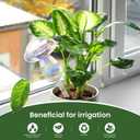 Plant Watering Globes-4pcs Self Watering Planter Insert,Plant Watering Devices,Glass Watering Bulbs for Indoor Plants,Mushroom Watering Globes,Top-Fill Watering