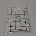 Rectangle Vinyl Table Cloth 30x48, Waterproof Elastic Fitted Tablecloth with Flannel Backing, Plastic Table Cover for Picnic, Camping, Outdoor, White