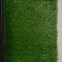 LOOBANI Dog Grass Pad with Tray - Dog Litter Box - Indoor Potty for Apartment and Patio Training - with 2 Packs Grass Pee Pads for Replacement, 1620 Inch