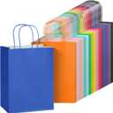 Mr. Pen- Paper Gift Bags with Handles, 32 Pack, 7.6" x 4.7" x 10.6", Colorful, Craft Paper Bags with Handles Bulk, Party Favor Bag, Christmas Gift Bag (Assorted Colors)