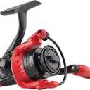 Abu Garcia Max Pro Spinning Reel, Size 5, Right/ Left Handle Position, Felt Front Drag for Smooth Operation, Saltwater or Freshwater Fishing Reel, Graphite Frame Grey
