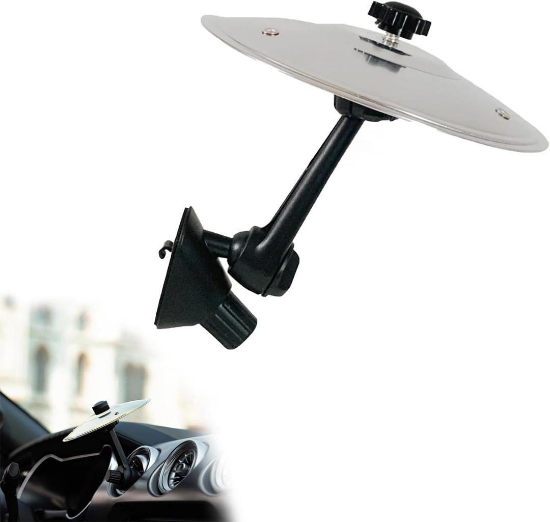 2 x Car Cymbal, Mini Drum Crash Cymbal For Car Vent,Car Cymbal Air Vent,Car Symbol Drum Air Vent (Silvery)