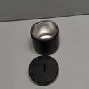 19oz Insulated Vacuum Food Jar with Buckle Lid Wide Mouth Soup Thermo for Hot Food Kids Leakproof Stainless Steel Lunch Container- Black-1Pack (17OZ)