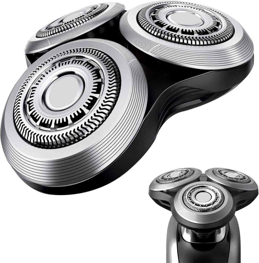 SH90 Replacement Rotary Heads Compatible with Philips Norelco Shavers Series 9000, S9000 Replacement Head Fits for S9531 S9721/84 S9511 S8950 S8980/12 S9311/21