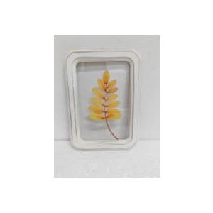 11.8 in Clear Wall Sign Leaf Red, 5 pcs