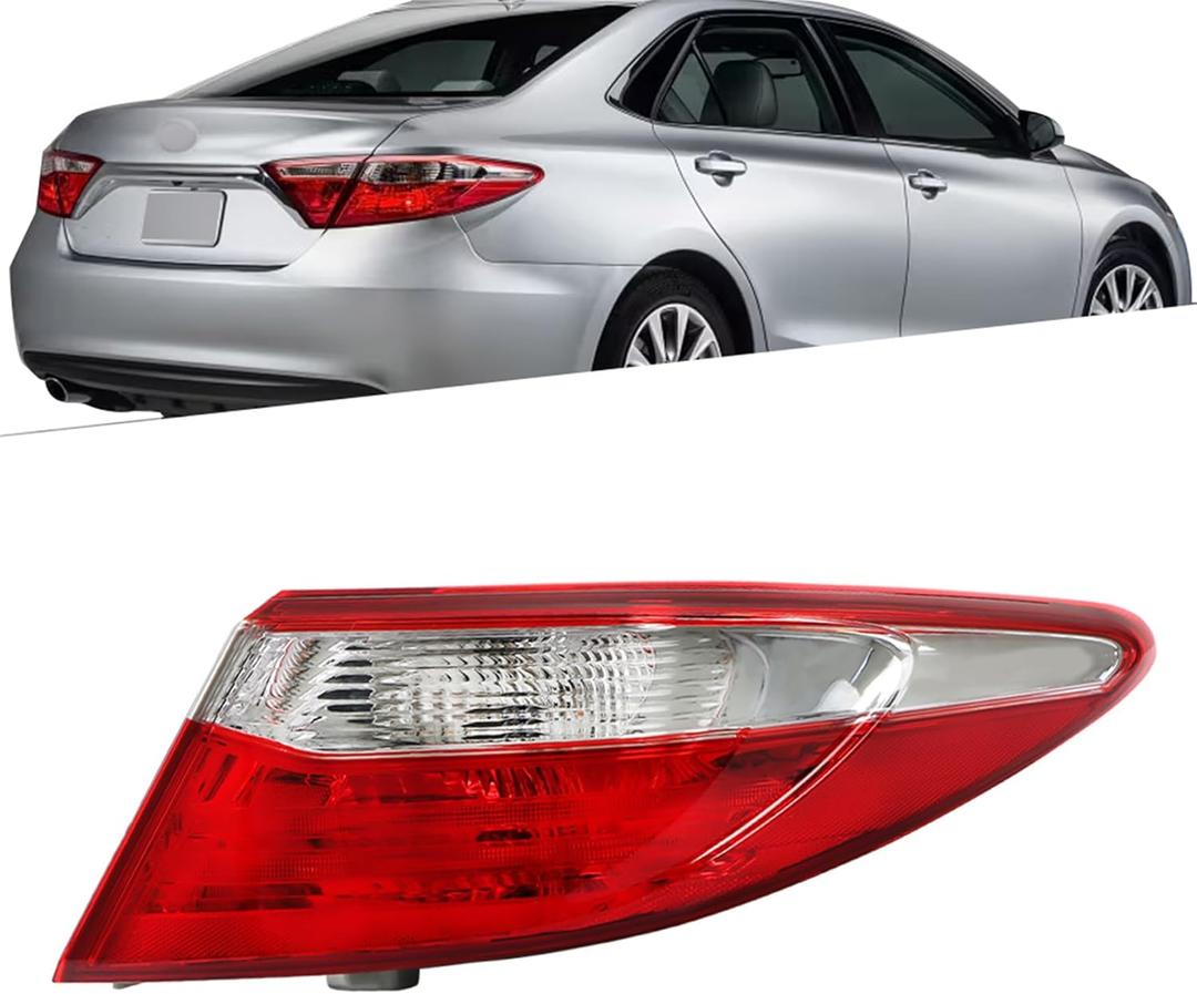 RH Tail Light Replacement for Toyota Camry 2015 2016 2017 Rear Tail Lamp Assembly TO2805121 8155006640 Passenger Side