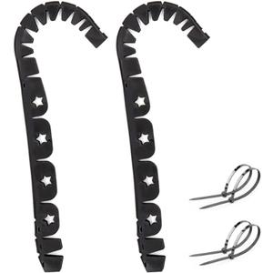 UICE Hockey Stick Blade Protector for Off-Ice Training Durable Protection Cover Customizable Fit for Junior & Senior Hockey Sticks - Hockey Training Equipment & Gear Accessories(Black, 2pcs)