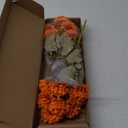 Fall Flowers Artificial Mums 2 Pcs 18 Heads Silk Chrysanthemums Fake Mums Faux Floral Bouquet Arrangements for Home Decor Indoor Outdoors Planter Pots Porch Wedding Autumn Decoration