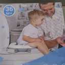 Orzbow Portable Potty Training Toilet, Travel Potty Seat for Toddler Boys Girls with Splash Guard, Potty Training Essentials, Foldable, Includes Free Travel Bag and 40 Liners, Indoor/Outdoor Use, Grey (Gray)