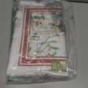 Elrene Home Fashions Winter Holiday Berry Fabric Bordered Table or Console Runner, Christmas Table Decor, 13" x 70"