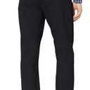 Amazon Essentials Men's Standard Relaxed-Fit 5-Pocket Stretch Twill Pant, Black 30W x 30L