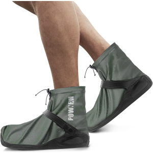 POWNEW Waterproof Rain Shoe Covers for Men and Women, L POWNEW Waterproof Rain Shoe Covers for Men and Women, L