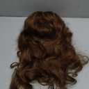 Adequate Long Wavy Wigs for Women Blonde Hippie Princess Wig,Suitable for Daily,Cosplay,Halloween and Masquerade Parties (Yellowish brown)