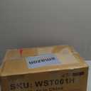 IBUYKE Floating TV Stand Wall Mounted with Power Outlet,Wood Wall Mounted Media Console Shelf,Floating Entertainment Center for Under TV Storage for Living Room Bedroom Office,Rustic Brown WST001H