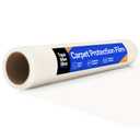 TapeManBlue Carpet Protection Film 24" x 200' roll. Made in The USA. Easy Unwind, Clean Removal, Strong and Durable Plastic Carpet Protector. Clear, Self-Adhesive Surface Protective Film