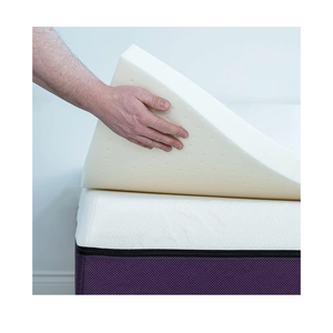 Polysleep Memory Foam Mattress Topper - 2 Inch Antimicrobial Medical Grade Hybrid Breathable Foam for A Comfortable Sleep, 100% Made in Canada - ​King Size