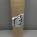 Yoga Mat Premium Non Slip Thick  Extra Comfortable Exercise Mat for Home Workouts, Pilates, Stretching & Gym  Cushioned NBR Foam, Gym Mat with Strap, for Women & Men (74.5 x 32 x 0.6 in, Beige)