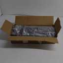 Calmootey Double Rod Clothing Garment Rack,Rolling Hanging Clothes Rack,Portable Clothes Organizer for Bedroom,Living Room,Clothing Store,Black