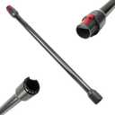 ATXKXE Extension Wands Tube Compatible with Dyson V12 Detect Slim, V10 Digital Slim Cordless Vacuum Cleaner, Extension Vacuum Replacement Parts Fit for Dyson, Gray