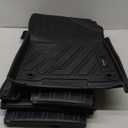 Floor Mats&Cargo Liner Compatible for Toyota Sienna 2021-2025 7 Seat All Weather Mats for Sienna 3rd Row Floor mats & Backrest mat and Trunk with TIRE (Only Fit 7 Seater with Spare Tire)