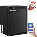 BODEGA BODEGACOOLER 12 Volt Refrigerator, RV Refrigerator APP Control, 65L(2.3cu.ft.) RV Fridge Freezer, Car Refrigerator with Lock, (4-46) Travel Compressor Cooler 12/24V DC for Truck, RV, Camping (Black)