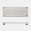 Razborci 2 Pack Fast Drying Water Absorbing Diatomite Stone Mat Tray for Kitchen & Bathroom Counter - Instant Dry Sink Caddy Organizer - Vanity Holder for Soap and Sponge – Beige Gray 10" x 4"