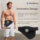 Diagonal Ostomy Belt: Leak - Proof & Odor - Masking Solution, Ostomy Bag Covers for Men and Women, Suitable for Right Stoma-Black,L