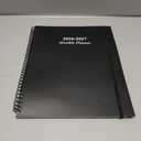 Planner 2026 - A5 Weekly & Monthly Planner Spiral Bound, January 2026 - December 2026, with Flexible Cover, Tabs, Inner Pocket, 6.4" x 8.5", Black