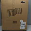 Ottomanson Mud Mat 2'7" x 2' Indoor Door Mat  Machine Washable Soft Non-Slip Rug, Quick Dry Low Pile Carpet for Kitchen, Bathroom & Entryway, Greek Border Brown