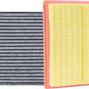 CA10741 Engine Air Filter and CF10285 Cabin Air Filter kit Compatible with 2010-2018 Toyota Prius 2016-2018 Rav4 Hybrid 2011-2017 Lexus CT200H 2015-2021 NX300H Replaces 17801-37020 CP285