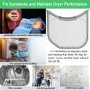 ADQ56656401 Dryer Lint Filter Replacement for LG, Ken-more, Dryer Lint Trap Fits DLEX3700W DLEX3400W DLEX3370W DLE3170W DLG3171W, Perfect Fit & Long-Lasting Mesh Screen, Includes Lint Cleaning Brush