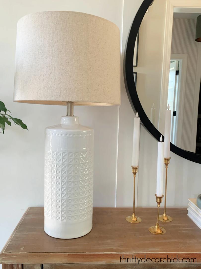Stylecraft White Ceramic Table Lamp