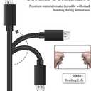 Micro USB Cable, 2 Pack (6FT, 10FT) Android Charger Cable, Android Fast Charger Cord Compatible with Samsung Galaxy S7/S6/S7 Edge/S5, Note 5/4, LG G4, HTC, PS4 Controllers, Cameras, MP3 Players