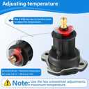 2 Pack GP876851 Mixer Cap and Pressure Balancing Unit Cartridge, Compatible with Kohler Shower Valves K-304 and K-11748 Platforms, Shower Cartridge Replacement Repair Kit, Include GP800820 and GP77759