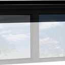 RV Window Rain Deflector Guard&Sun Visor Deflector,RV Window Visor Rain Guard,RV Window Blade Rain Sunroof Deflector Fit 44-49 inch Wide RV Sliding Window,Deflects Rain&Sun Protection for RV Window