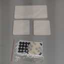 3 Pcs Water Absorbing Stone Sink Tray Fast Drying Diatomite Coasters for Kitchen & Bathroom Hand Soap Dish Toothbrush Holders Counter Bath Mat Vanity