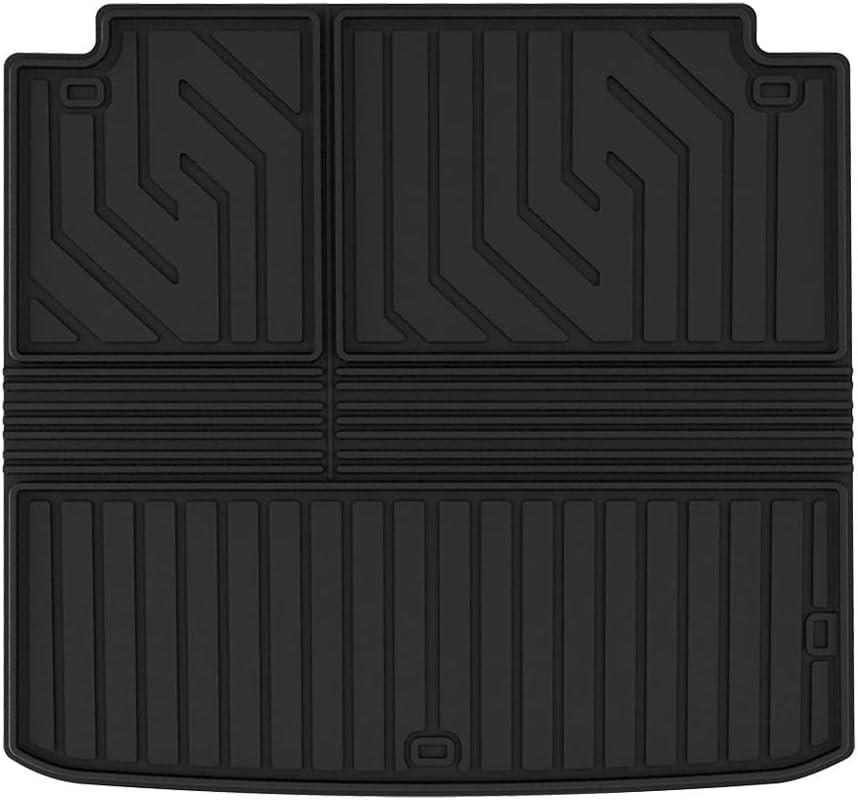 Powerty Trunk Mat for Toyota Highlander 2020-2026(Fits 5-Seats and 7-Seats Models), All Weather TPE Cargo Mat Liner for Highlander Rear Trunk