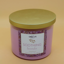 Candle-Lite 3-Wick Candle Soothing Lavender 14 ounces