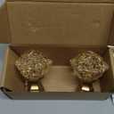 TONIAL Curtain Rods 32 to 86 Inch(2.6 to 7.2 ft), Telescoping Splicing 3/4 Single Rods for Windows 54 to 82 Inch(4.5 to 6.8 ft) Decorative Drapery Rod with Acrylic Diamond Finial, Nickel