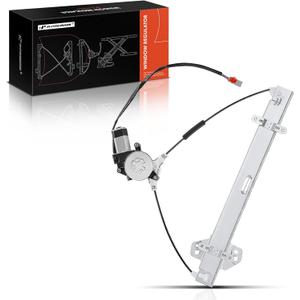 A-Premium Power Window Regulator with Motor Compatible with Honda Civic 2001-2005 (Sedan, US Built Only) Front Right Passenger Side