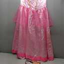 Hansooncood Princess Peach Costume Adult Super Borthers Costume Women Halloween Pink X Large