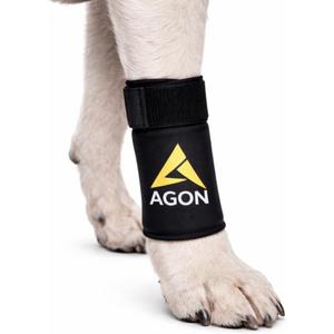 Agon Dog Canine Front Leg Brace Paw Compression Wraps with Protects Wounds Brace Heals and Prevents Injuries and Sprains Helps with Loss of Stability Caused by Arthritis (Small/Medium)