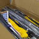 Heavy Duty Volleyball Net Outdoor with Steel Anti-Sag System, Adjustable Aluminum Poles, Professional Volleyball Nets Set for Backyard and Beach, Volleyball and Carrying Bag, 32 Feet X 3 Feet